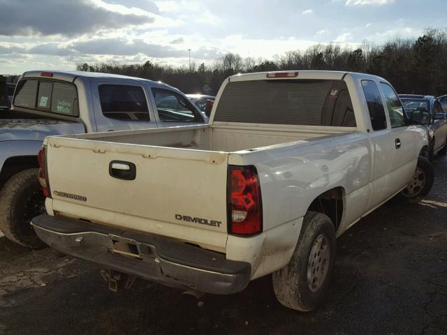 2GCEC19T241291658 - 2004 CHEVROLET SILVERADO WHITE photo 4