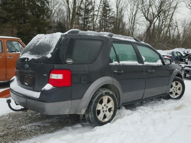 1FMDK02187GA15635 - 2007 FORD FREESTYLE BLACK photo 4