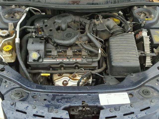 1B3EL46R92N211375 - 2002 DODGE STRATUS SE BLUE photo 7