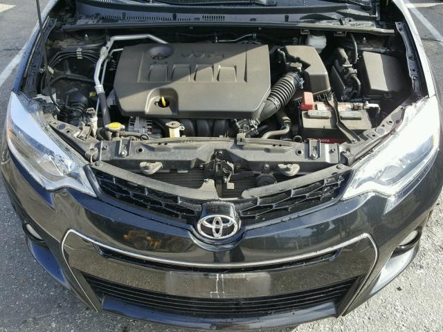 5YFBURHE9EP139039 - 2014 TOYOTA COROLLA L BLACK photo 7