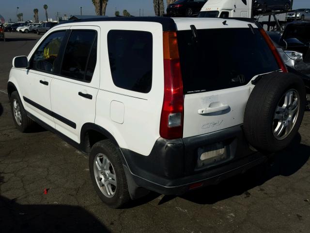 JHLRD78802C084873 - 2002 HONDA CR-V EX WHITE photo 3