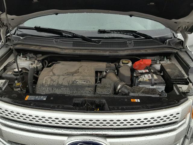 1FM5K7D85DGA59238 - 2013 FORD EXPLORER X SILVER photo 7