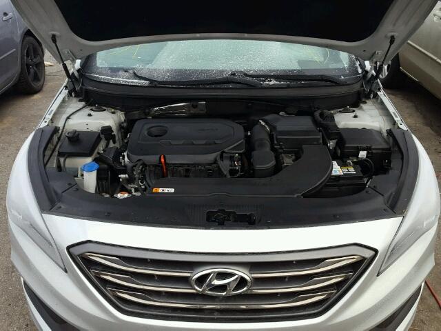 5NPE34AF7FH259376 - 2015 HYUNDAI SONATA SPO SILVER photo 7