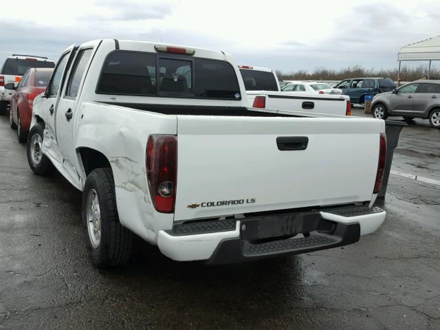 1GCCS136858150542 - 2005 CHEVROLET COLORADO WHITE photo 3