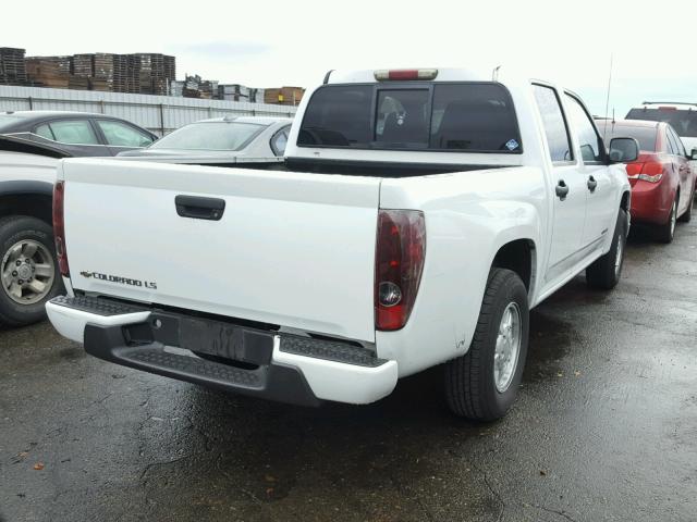 1GCCS136858150542 - 2005 CHEVROLET COLORADO WHITE photo 4