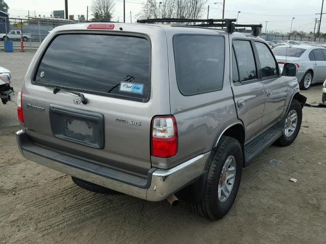 JT3GN86R110206437 - 2001 TOYOTA 4RUNNER SR GRAY photo 4