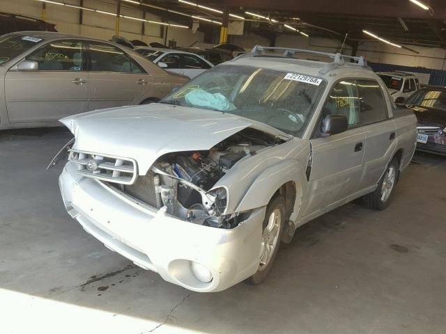 4S4BT62C966103302 - 2006 SUBARU BAJA SPORT SILVER photo 2