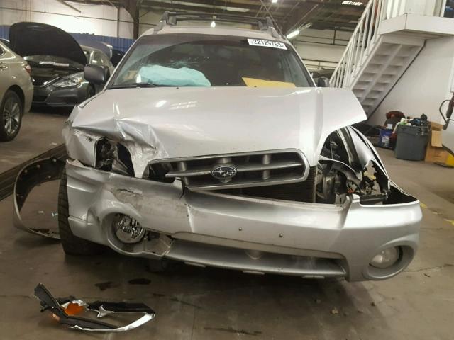 4S4BT62C966103302 - 2006 SUBARU BAJA SPORT SILVER photo 9