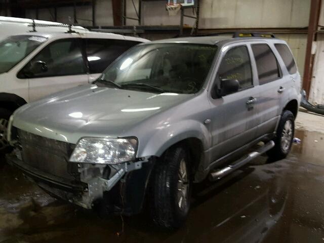 4M2YU57126DJ03449 - 2006 MERCURY MARINER GRAY photo 2