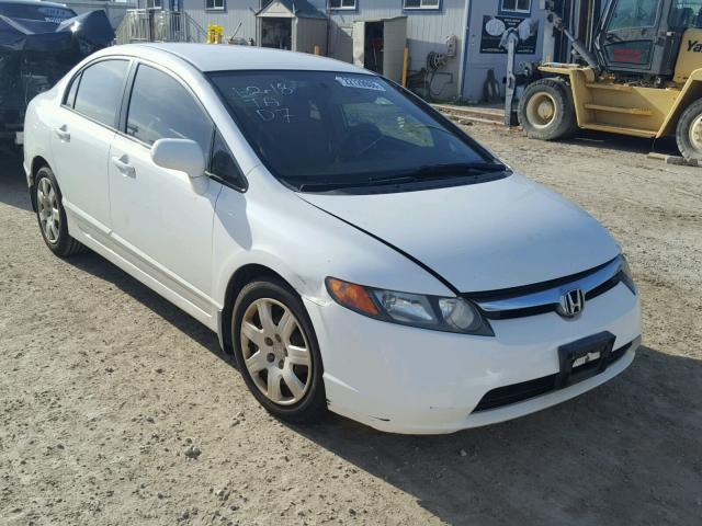 1HGFA165X6L144292 - 2006 HONDA CIVIC LX WHITE photo 1