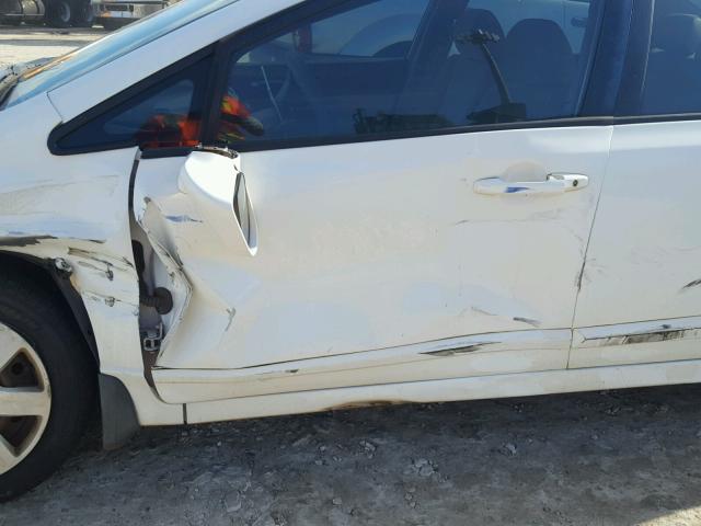 1HGFA165X6L144292 - 2006 HONDA CIVIC LX WHITE photo 10