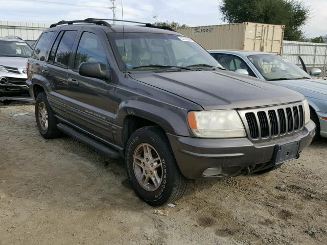 1J4GW58N1YC347822 - 2000 JEEP GRAND CHER GRAY photo 1