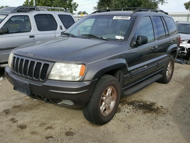 1J4GW58N1YC347822 - 2000 JEEP GRAND CHER GRAY photo 2