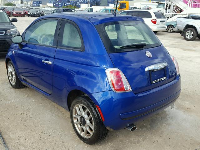 3C3CFFAR0CT335816 - 2012 FIAT 500 ABARTH BLUE photo 3