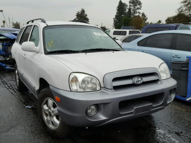 KM8SC13D05U871688 - 2005 HYUNDAI SANTA FE G WHITE photo 1