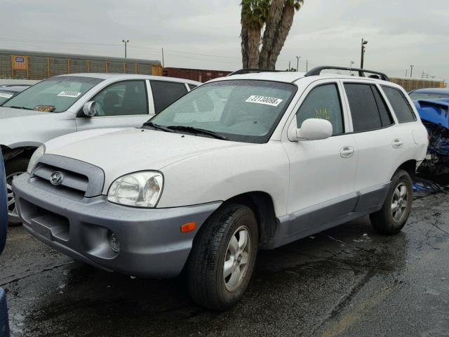 KM8SC13D05U871688 - 2005 HYUNDAI SANTA FE G WHITE photo 2