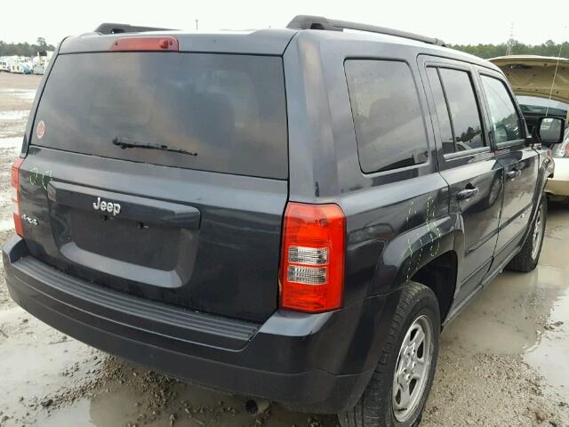 1C4NJRBB0FD206555 - 2015 JEEP PATRIOT SP BLACK photo 4