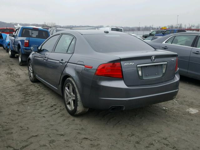 19UUA66214A024092 - 2004 ACURA TL GRAY photo 3