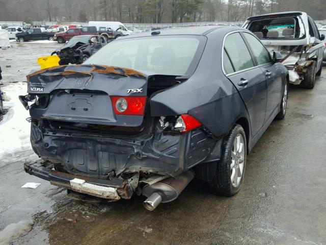 JH4CL96857C018152 - 2007 ACURA TSX BLUE photo 4