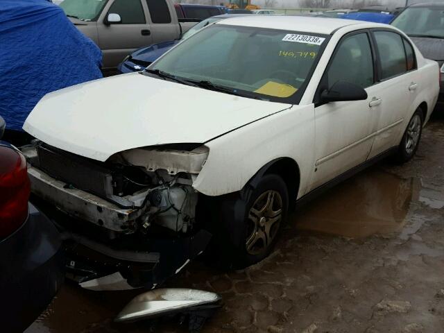 1G1ZS58F17F199681 - 2007 CHEVROLET MALIBU LS WHITE photo 2