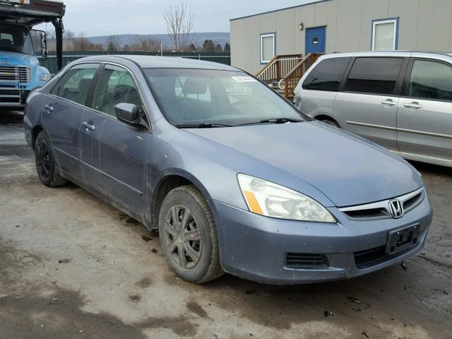 1HGCM56407A128740 - 2007 HONDA ACCORD LX BLUE photo 1