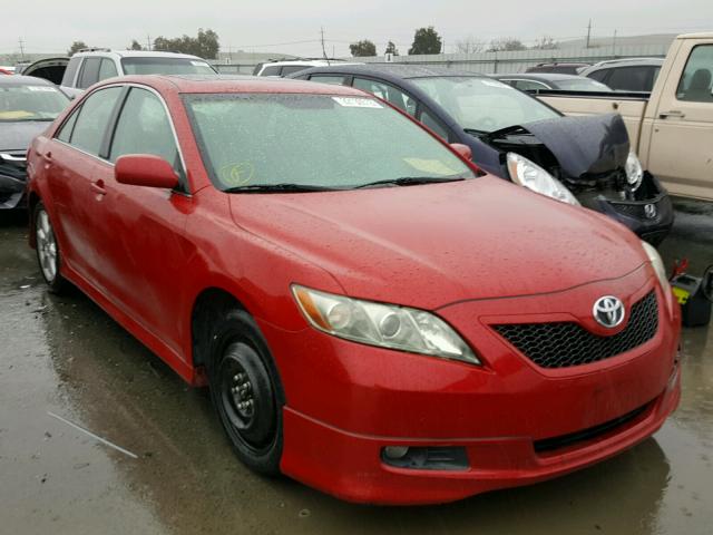 4T1BK46K49U076017 - 2009 TOYOTA CAMRY SE RED photo 1