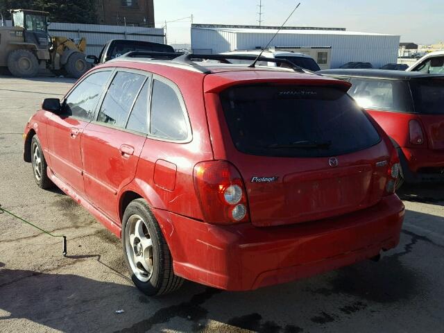 JM1BJ246621473933 - 2002 MAZDA PROTEGE PR RED photo 3