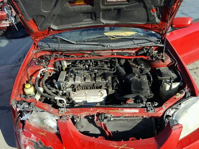 JM1BJ246621473933 - 2002 MAZDA PROTEGE PR RED photo 7