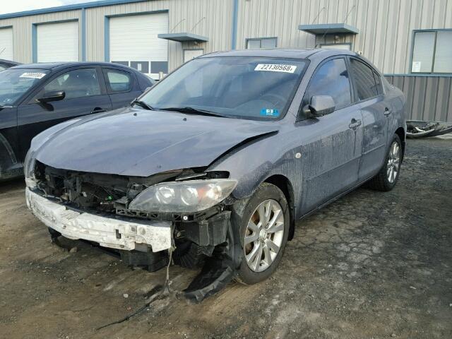 JM1BK32F271753586 - 2007 MAZDA 3 I GRAY photo 2