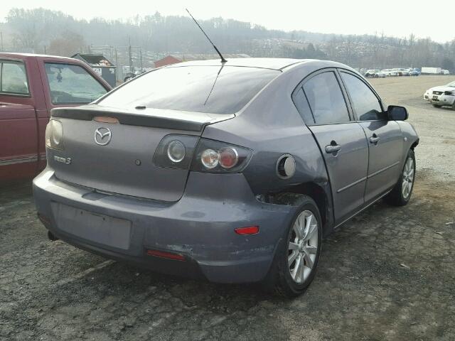 JM1BK32F271753586 - 2007 MAZDA 3 I GRAY photo 4