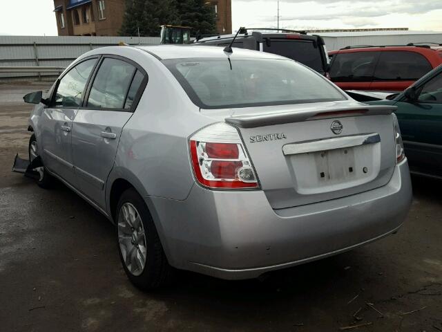 3N1AB6AP0BL712062 - 2011 NISSAN SENTRA 2.0 SILVER photo 3