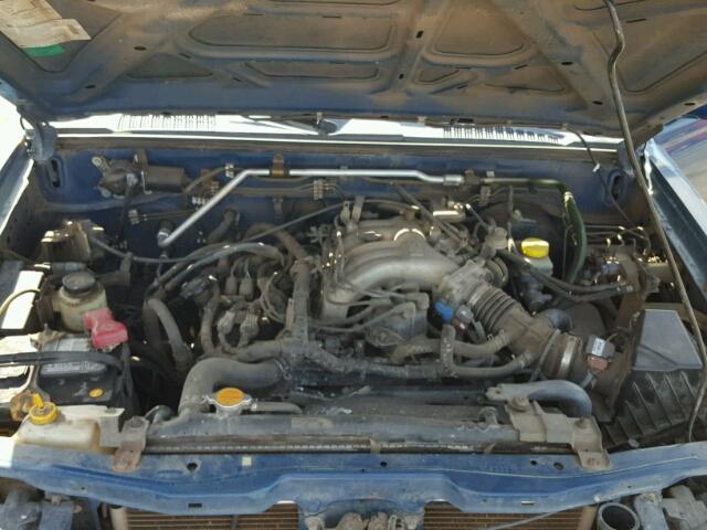 1N6ED26Y03C433336 - 2003 NISSAN FRONTIER K BLUE photo 7