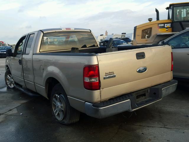 1FTRX12W87FA38013 - 2007 FORD F150 GOLD photo 3