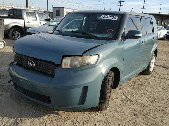 JTLKE50E781015270 - 2008 TOYOTA SCION XB GREEN photo 2