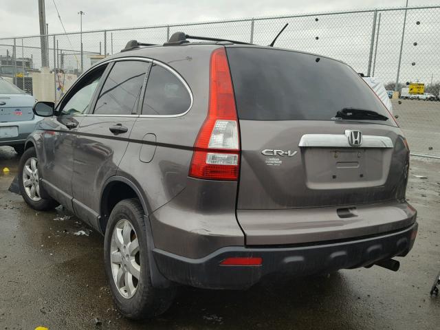 5J6RE48599L025162 - 2009 HONDA CR-V EX GRAY photo 3