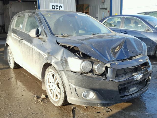 1G1JC6SH9C4123657 - 2012 CHEVROLET SONIC LT BLACK photo 1