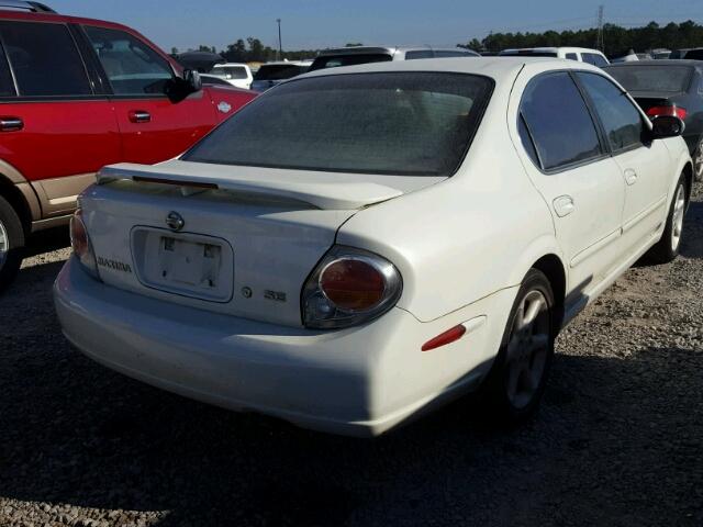 JN1DA31D62T436342 - 2002 NISSAN MAXIMA GLE WHITE photo 4