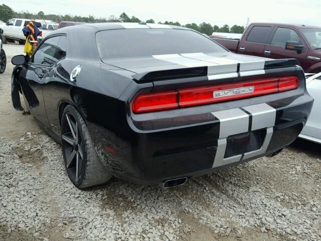 2C3CDYBT3EH101421 - 2014 DODGE CHALLENGER BLACK photo 3