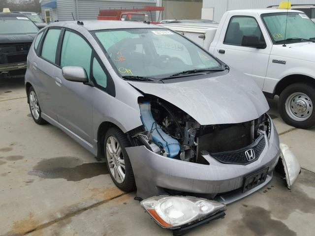 JHMGE8H48AS019650 - 2010 HONDA FIT SPORT SILVER photo 1