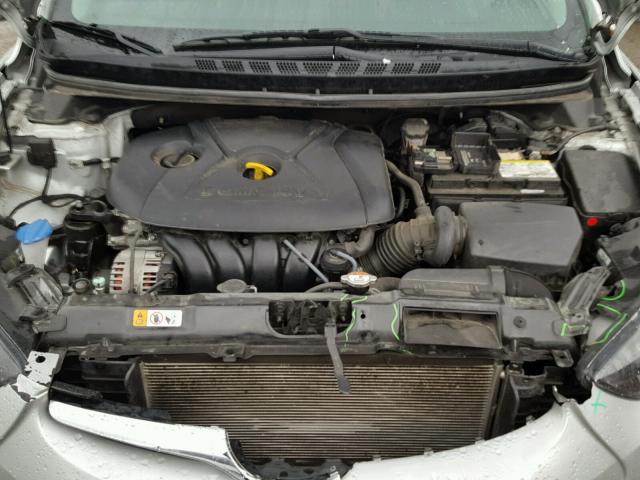 5NPDH4AE6FH615787 - 2015 HYUNDAI ELANTRA SE GRAY photo 7