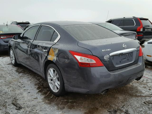 1N4AA51E99C851840 - 2009 NISSAN MAXIMA S CHARCOAL photo 3