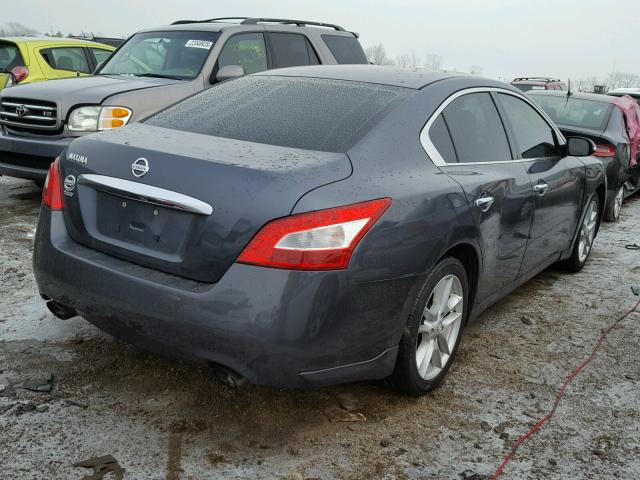 1N4AA51E99C851840 - 2009 NISSAN MAXIMA S CHARCOAL photo 4