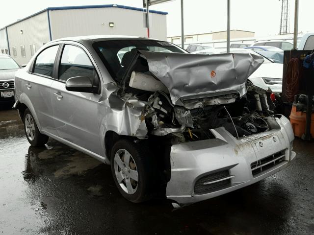 KL1TD5DE7BB152232 - 2011 CHEVROLET AVEO LS SILVER photo 1