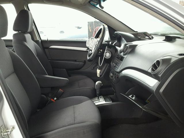 KL1TD5DE7BB152232 - 2011 CHEVROLET AVEO LS SILVER photo 5