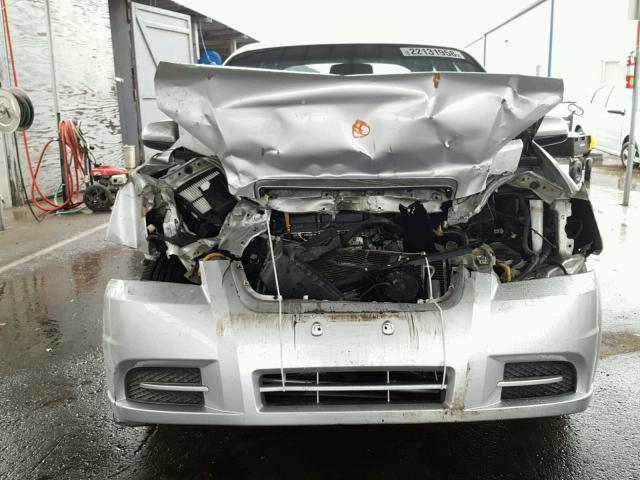 KL1TD5DE7BB152232 - 2011 CHEVROLET AVEO LS SILVER photo 9