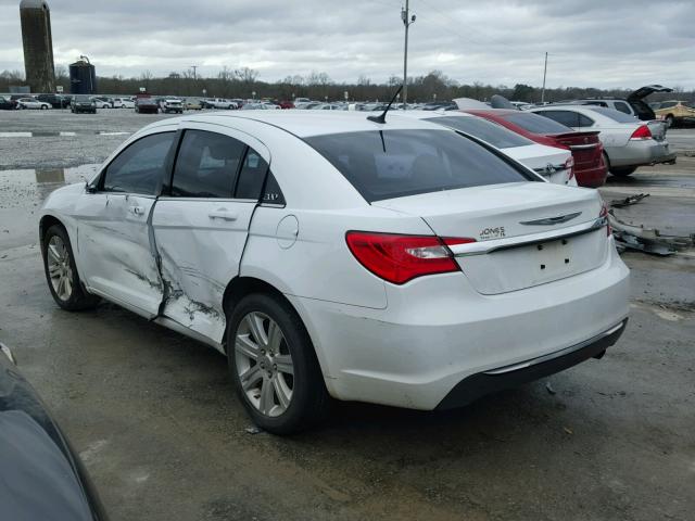 1C3CCBBBXDN699729 - 2013 CHRYSLER 200 TOURIN WHITE photo 3