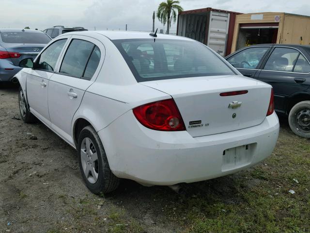 1G1AL58F887233346 - 2008 CHEVROLET COBALT LT WHITE photo 3