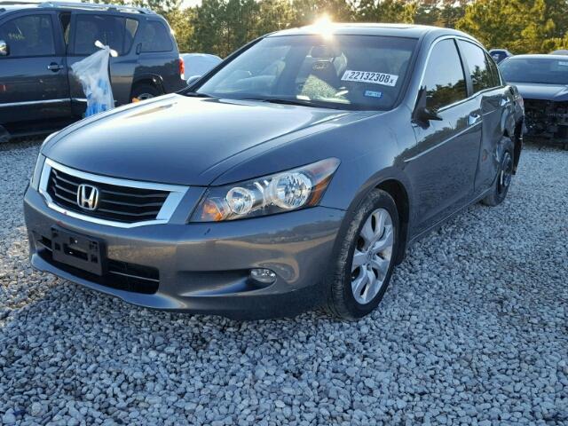 1HGCP36819A004994 - 2009 HONDA ACCORD EXL GRAY photo 2