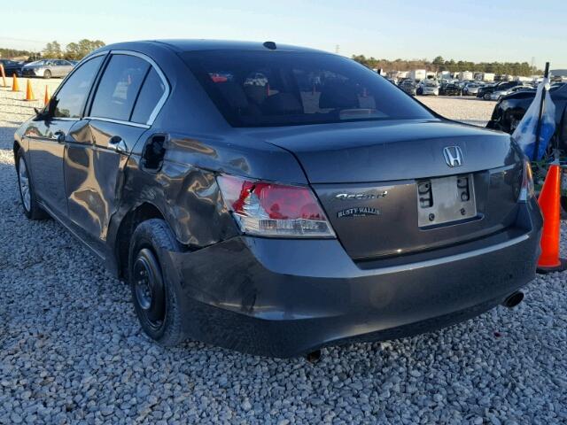 1HGCP36819A004994 - 2009 HONDA ACCORD EXL GRAY photo 3