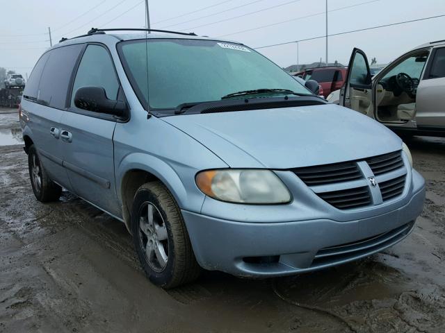 1D4GP45RX5B351425 - 2005 DODGE CARAVAN SX BLUE photo 1